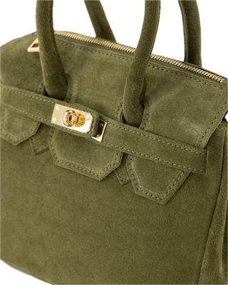 Birdie small suede - green