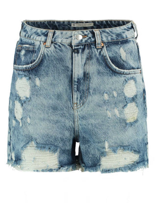 COJ - Naomi short - dark blue destroyed