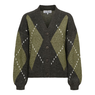 &Co Woman - Berber cardigan - dark khaki
