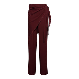 &Co Woman - Gizella pants - burgundy