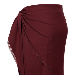 &Co Woman - Gizella pants - burgundy