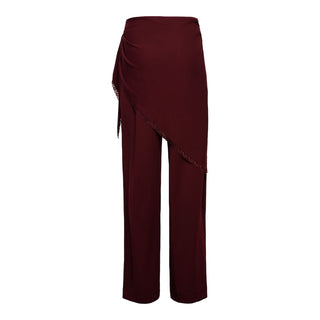 &Co Woman - Gizella pants - burgundy