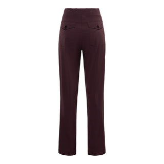 &Co Woman - Pola pants - wine red