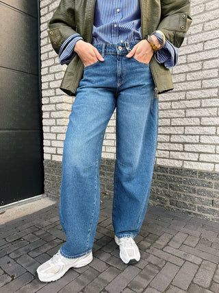 Cup of Joe - Clara balloon jeans - medium blue