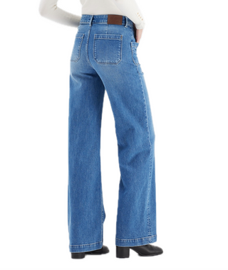Cup of Joe - Mira wide leg jeans - medium blue