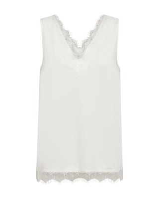 Freequent - Bicco top - brilliant white