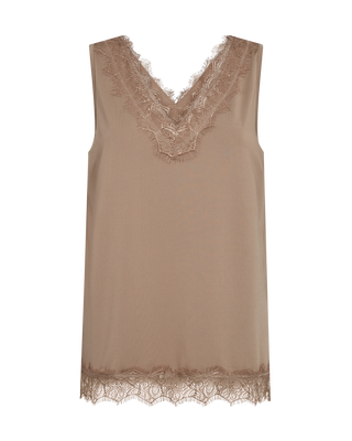 Freequent - Bicco top - desert taupe