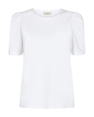 Freequent - Fenja shirt puff - brilliant white