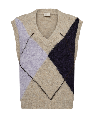 Freequent - GRS Lulu waistcoat - Argyle check