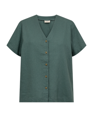 Freequent - Lava blouse shirt - dark forest