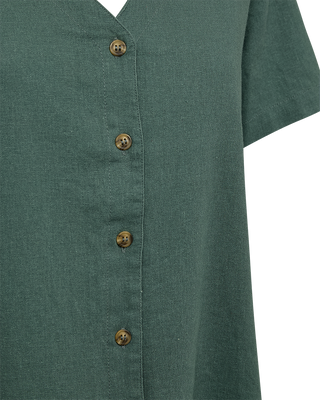 Freequent - Lava blouse shirt - dark forest