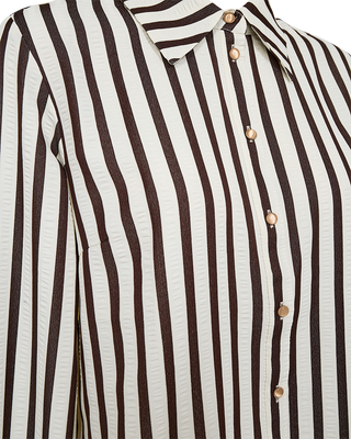 Freequent - Noto striped blouse - mole