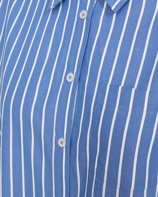 Freequent - Zappa blouse stripe - ulcramarine