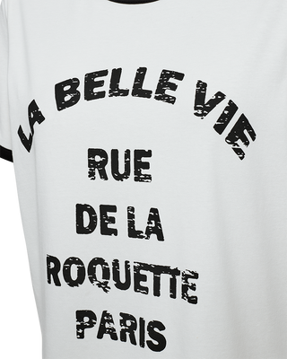Freequent - Fenjal t-shirt - star off white black