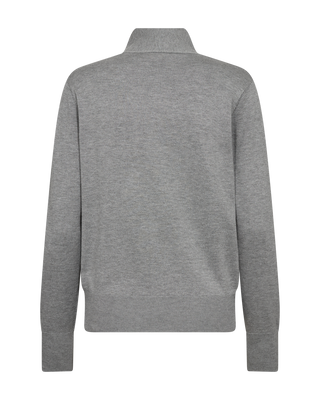 Freequent - Katie pullover scarf - grey melange