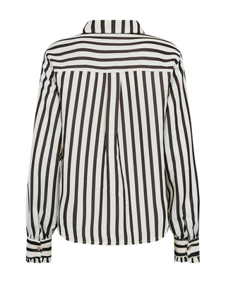 Freequent - Noto striped blouse - mole