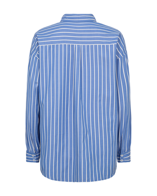 Freequent - Zappa blouse stripe - ulcramarine