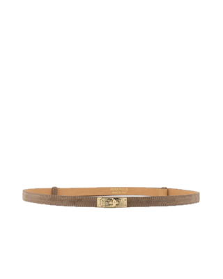 Garcia riem suede - taupe