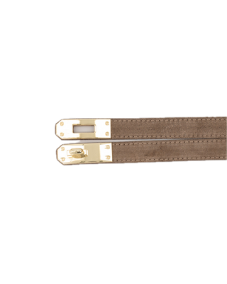 Garcia riem suede - taupe