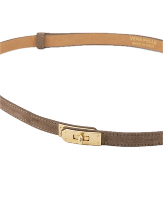 Garcia riem suede - taupe