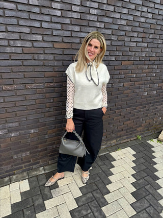 YAS - Telo scarf knit top