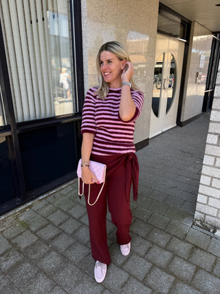 &Co Woman - Balen pullover - burgundy