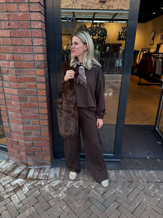 Peppercorn - Sinna GRS sweater - java brown