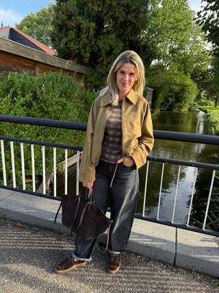 Peppercorn - Roxanna jacket Kangaroo Brown