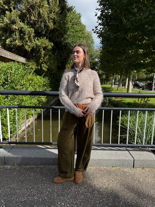 JDY - Emmy pullover knit - simply taupe