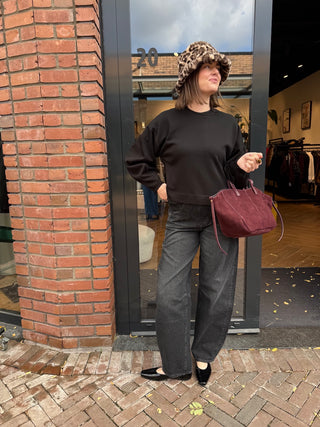 Cup of Joe - Clara balloon jeans - black vintage