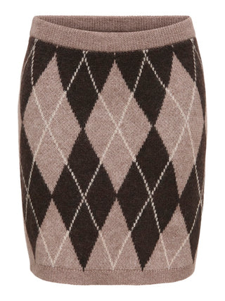 JDY - Bianka skirt knit - chocolate torte