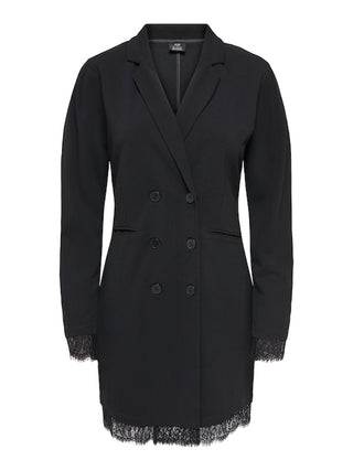 JDY - Catia lace blazer dress - black