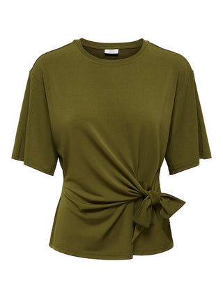 JDY - Dea knot top - dark olive