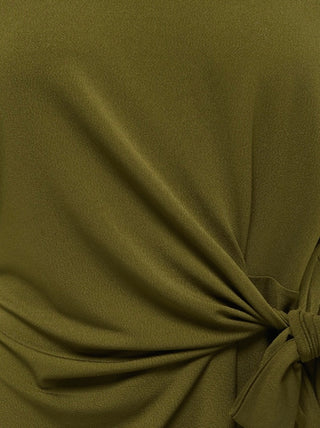 JDY - Dea knot top - dark olive