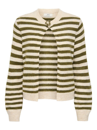 JDY - Ellie button cardigan - dark olive