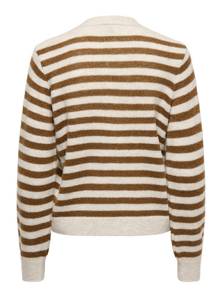JDY - Ellie button cardigan - nuthach