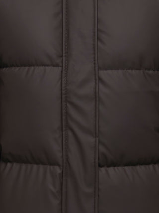 JDY - Kamma water long puffer - chocolate torte