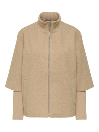 JDY - Memory rib jacket - camel