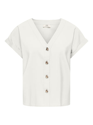 JDY - Molly shirt - cloud dancer