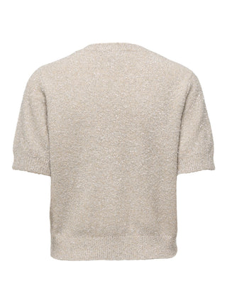 JDY - Nadine glitter cardigan - beige