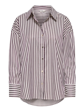 JDY - Vesper lurex blouse - plum perfect