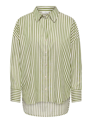 JDY - Vesper lurex blouse - sphagnum