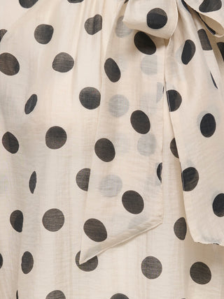 JDY - Fay blouse - cement black dot