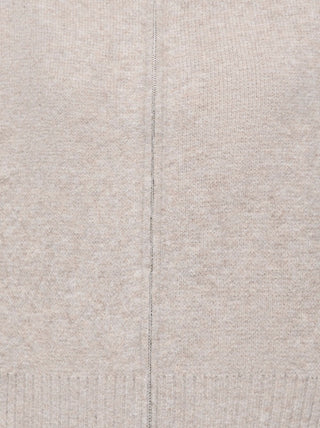 JDY - Lea 2way zip vest - natural melange