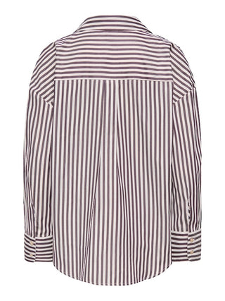JDY - Vesper lurex blouse - plum perfect