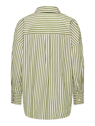 JDY - Vesper lurex blouse - sphagnum
