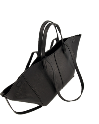 Martha bag leather - zwart