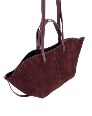 Martha bag suede - burgundy