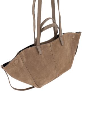 Martha bag suede - taupe