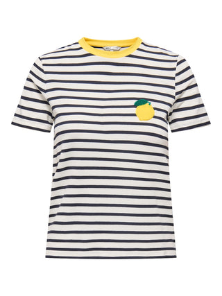 Only - heart tee - citroen
